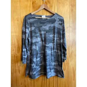 Size Large Duluth Trading Grey Women's Long Sleeve Shirt